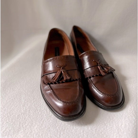 Bostonian Men’s Size 11 1/2M Brown Leather Tassel Shoes - Picture 1 of 16